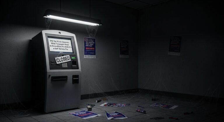 IRS Tax Kiosk Closures