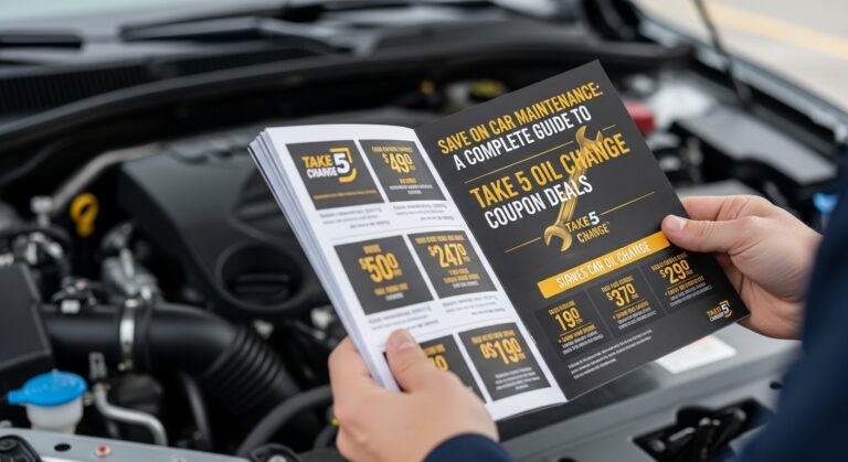 Take 5 Oil Change Coupon