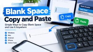 Blank Space Copy and Paste: Easy Ways to Copy Invisible Space